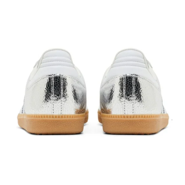 Adidas Samba OG "Silver Metallic Cracked Leather"