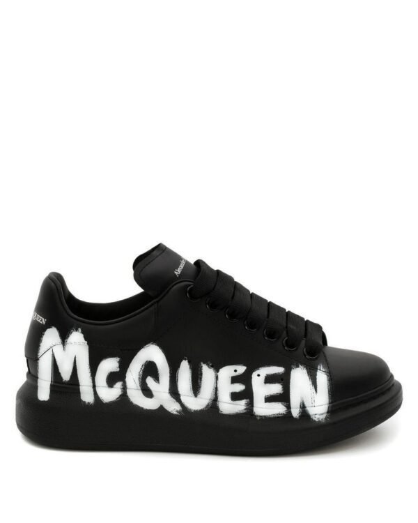 Alexander Mcqueen Oversized Graffiti – Black White