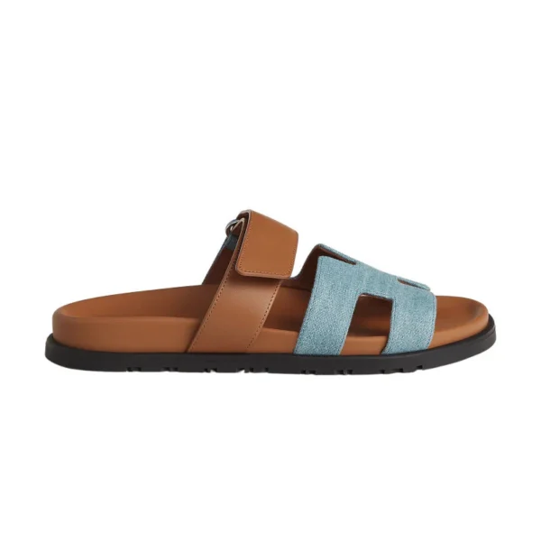 Hermes Chypre Sandal BicolorDenim