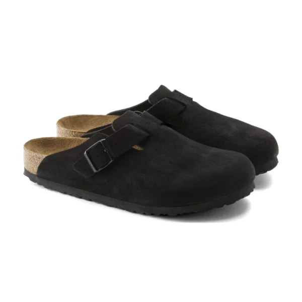 Birkenstock Boston Soft Footbed Black