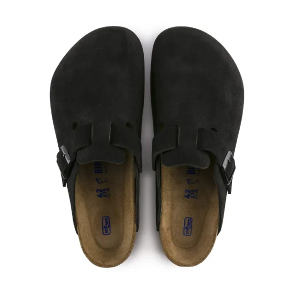 Birkenstock Boston Soft Footbed Black