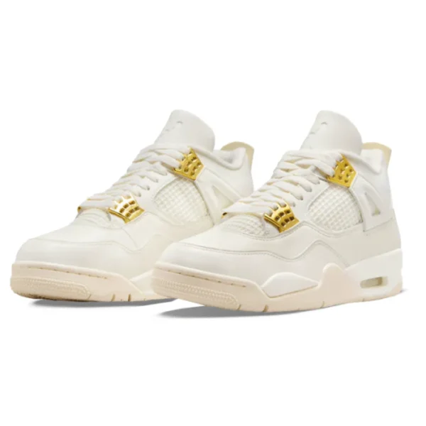Jordan 4 Retro Miltalic – Gold