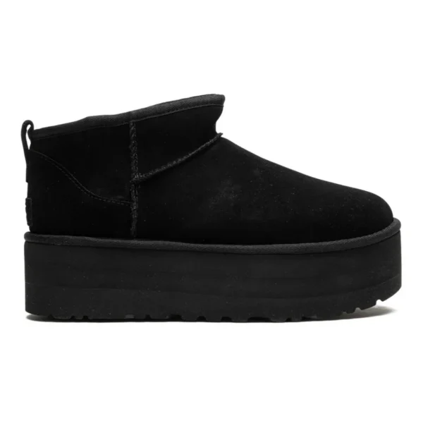UGG Classic Ultra Mini Platform Black- Chestnut