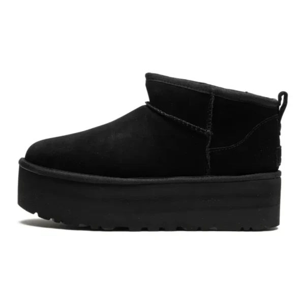 UGG Classic Ultra Mini Platform Black- Chestnut