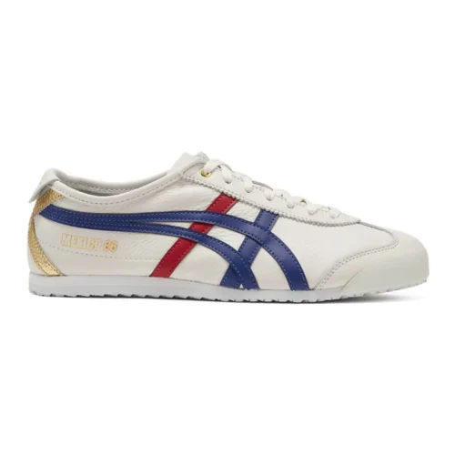 Onitsuka Tiger Mexico 66 White Dark Blue Red Gold
