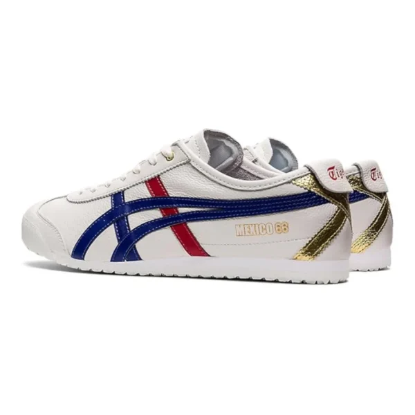Onitsuka Tiger Mexico 66 White Dark Blue Red Gold
