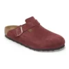 Birkenstock Boston Burgundy – Suede Leather Zinfandel