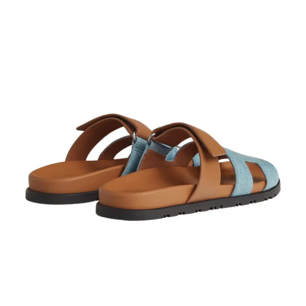 Hermes Chypre Sandal BicolorDenim