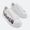 Alexander Mcqueen Oversized Graffiti – White Black